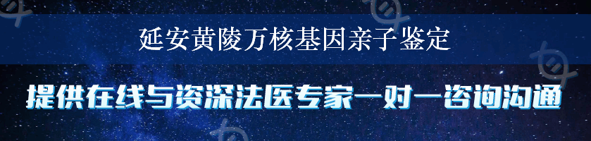 延安黄陵万核基因亲子鉴定